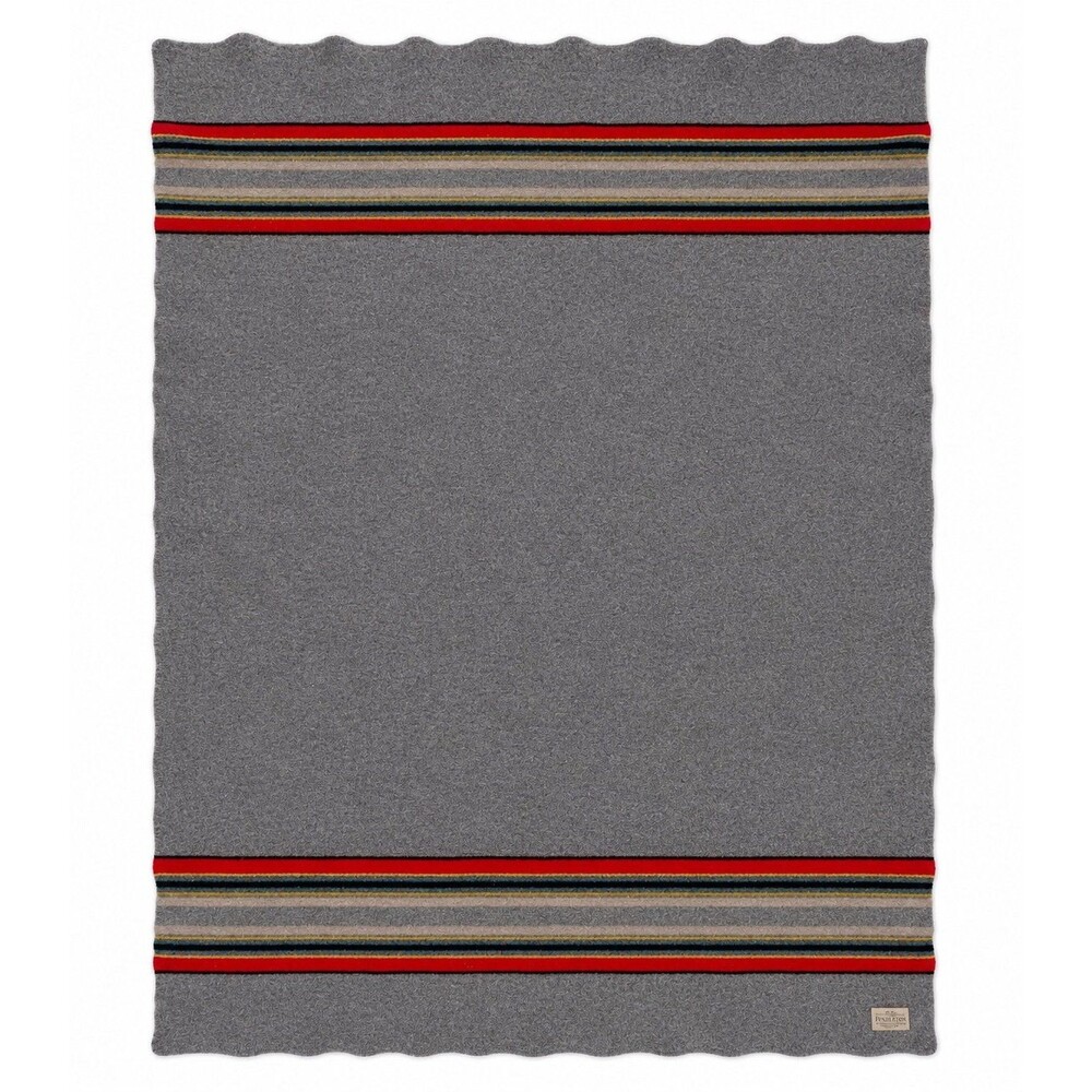 Pendleton Yakima Throw Durable Wool Throw Blanket Mineral Umber
